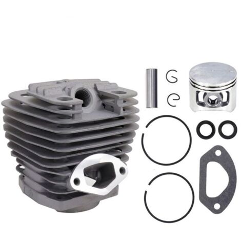 Kit piston-cylindre à double canal pour tronçonneuses 58 cm³, accessoires pour tronçonneuses, pièces détachées pour outils de jardin, kits de réparation