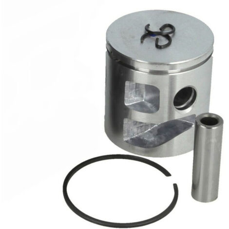 Kit piston PARTNER 842 840 742 MCCULLOCH 742 842, comprenant segments et axes de piston, adapté aux tronçonneuses Partner et McLa, conception légère, vibrations réduites.