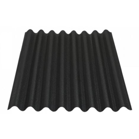 main image of "Kit Placa asfáltica EASYLINE (6 m2 útiles de cubierta) Color Negro - Negro sombreado"