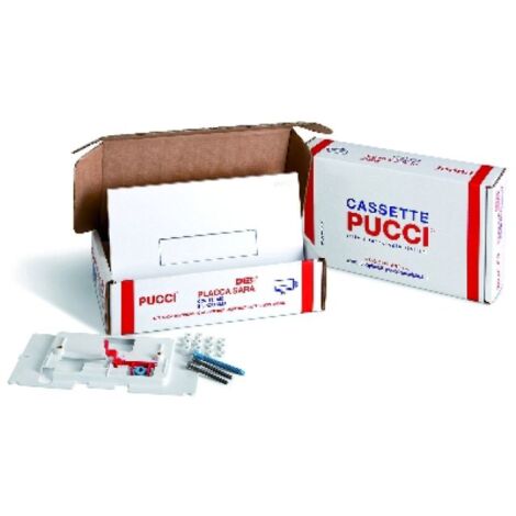 KIT PLACCA SARA SP. 12 MM PER CASSETTE PUCCI DAL 1992 AL 2010 Bianco