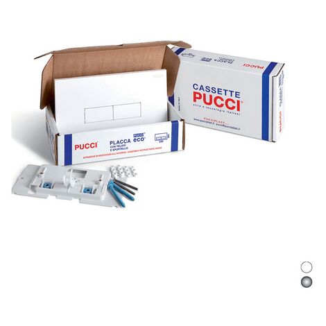 Kit placcche eco sp. 12 mm per cassette Pucci 1992-2010 cromo