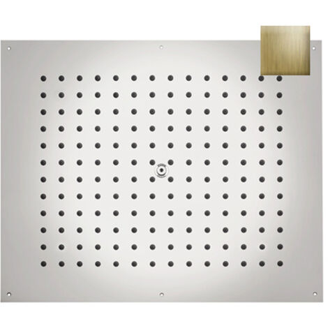 Kit plafond de douche rectangulaire or brossé Dream Flat - Bossini H383910043