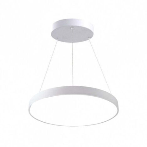 Kit Plafonnier LED 54W 60cm avec Kit de Suspension - Blanc Chaud  / Blanc - SILUMEN