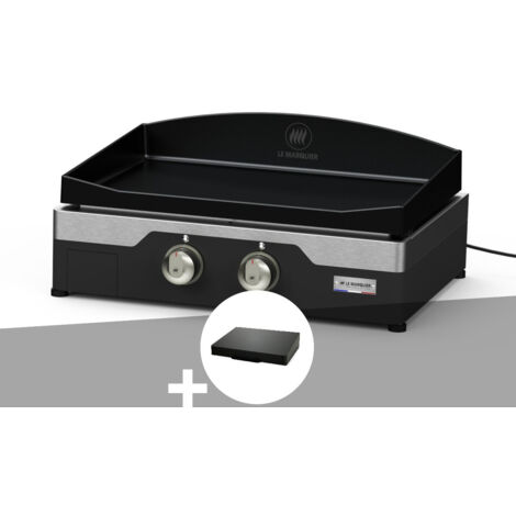 Kit plancha électrique Allure 260 Duo Le Marquier + Couvercle