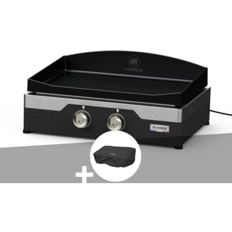Kit plancha électrique Allure 260 Duo Le Marquier + Housse