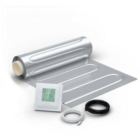 Kit Plancher rayonnant électrique pour sol flottant 80 W/m² -avec Thermostat Digital