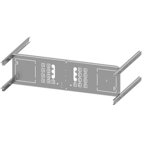 Kit plaque de montage Siemens Sivacon 3VA10 à 3 pôles 8PQ60008BA01