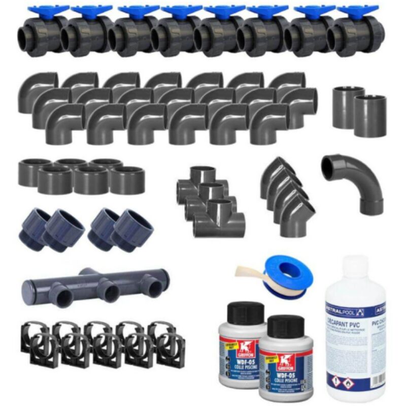 Kit plomberie piscine ø 63 mm