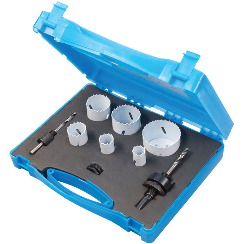 Silverline - Scie cloche bi-metal coffret plombier de 9 pieces