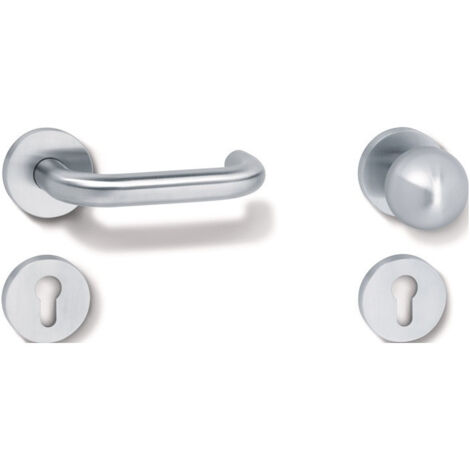Kit poignée porte System 111 109XA / 305 / 306.23XAFS PZ VK9 finition mate TS48,1-58 HEWI