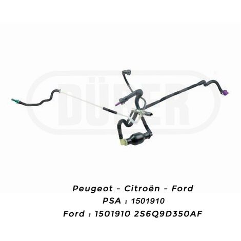 Kit poire d'amorcage avec tuyauterie de carburant Durer 1.4 HDI Peugeot 107 Citroen C1 ford fiesta