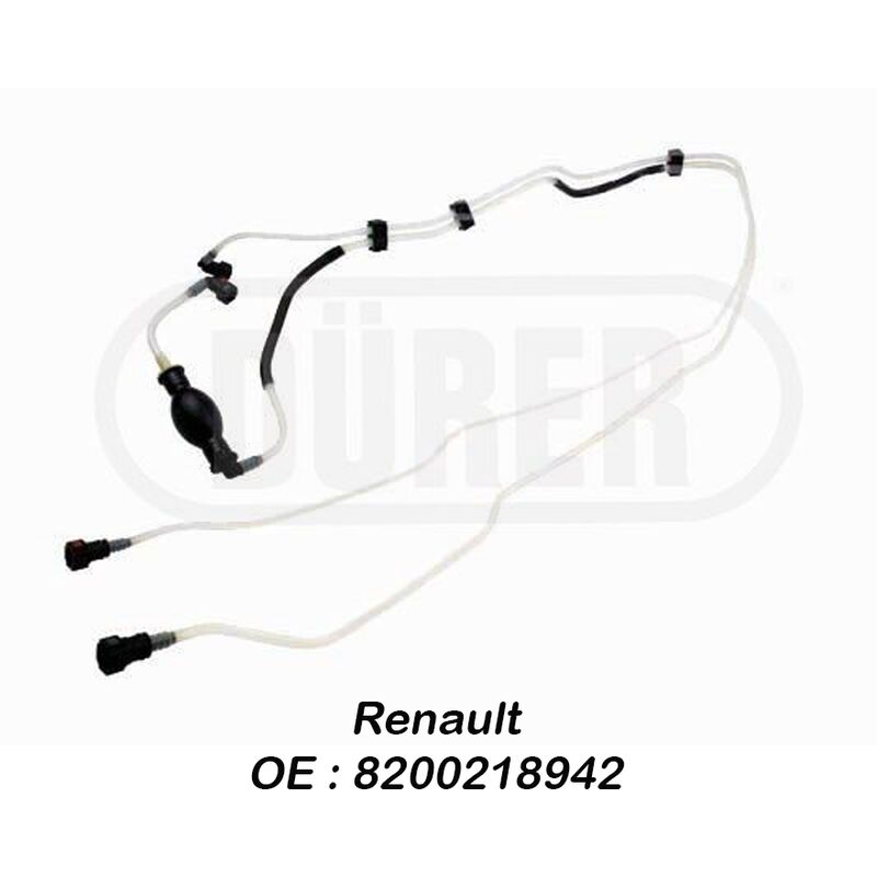 Durer Germany - Kit poire d'amorcage avec tuyauterie de carburant Durer 1.5 dci : renault Clio ii, Kangoo