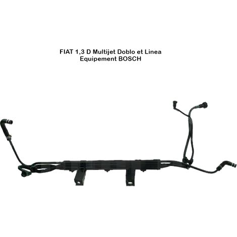 Kit poire d'amorcage avec tuyauterie de carburant Durer FIAT 1.3 D multijet Doblo Linea 51873181
