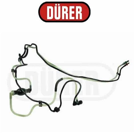 Kit poire d'amorcage carburant – Tuyauterie thermo-scellée pour moteurs 1.5 DCI – Compatible RENAULT Mégane II et Scénic II – Durer Germany