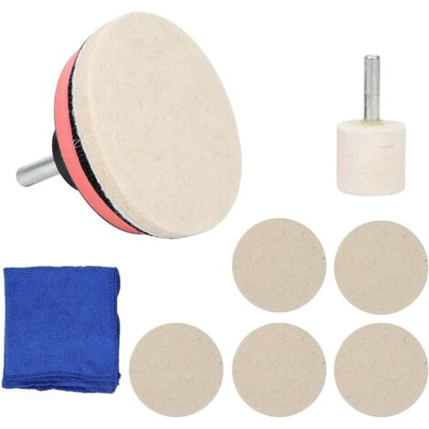 Kit Polissage Verre, Efface Rayure pare Brise, Kits Polissage Voiture en Polish, pour Nettoyage en Profondeur