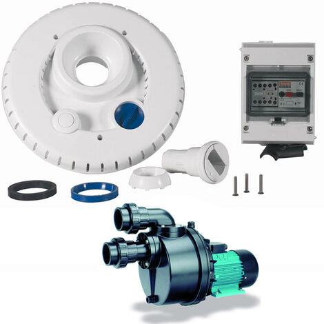 Kit pompa 63m3/h + facciata + scatola elettrica per nuoto controcorrente - ncr2 nadorself 300 triphasé - espa