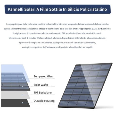 Kit pompa acqua solare SJLERST, pompa sommergibile ad energia solare da 800 l/h con pannello solare da 50 W 12 V, ideale per piccoli laghetti, piscine, acquari, vasche per uccelli e sistemi idroponici