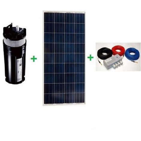 Kit de Pompe Solaire immergée avec contrôleur interne 12v 70 mètres de  profondeur + Panneau Photovoltaïque 12v 100W pour arrosage, irrigation,  étang, abreuvage, piscine, goutte à goutte, lavage auto : :  Bricolage