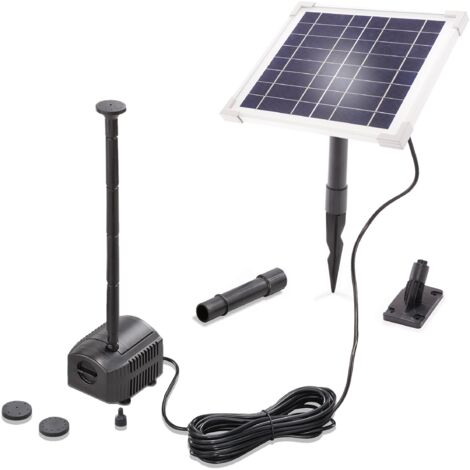 Kit pompe de bassin solaire esotec 6/230 avec accumulateur LiFe 6,4V/1,5Ah 101933