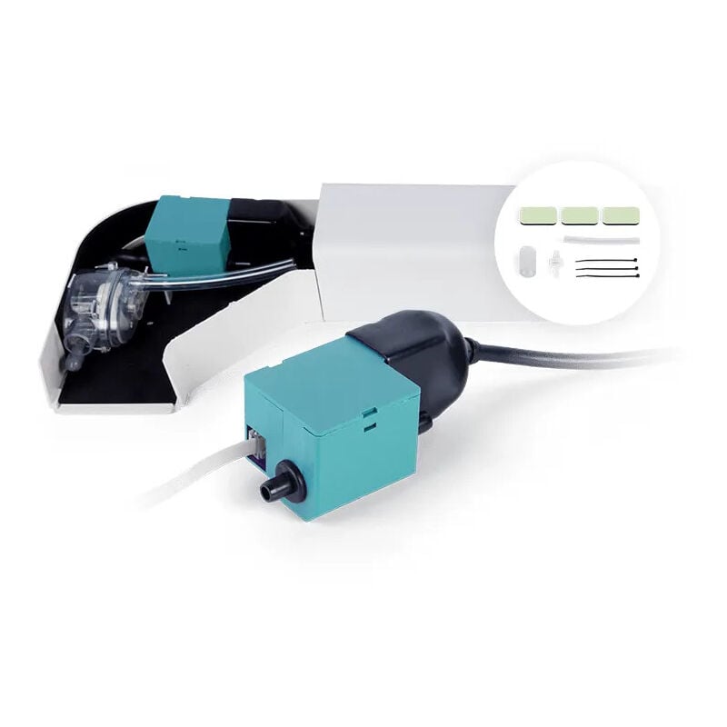 Kit complet de relevage, pompe à condensat et goulotte rapido pour climatiseur