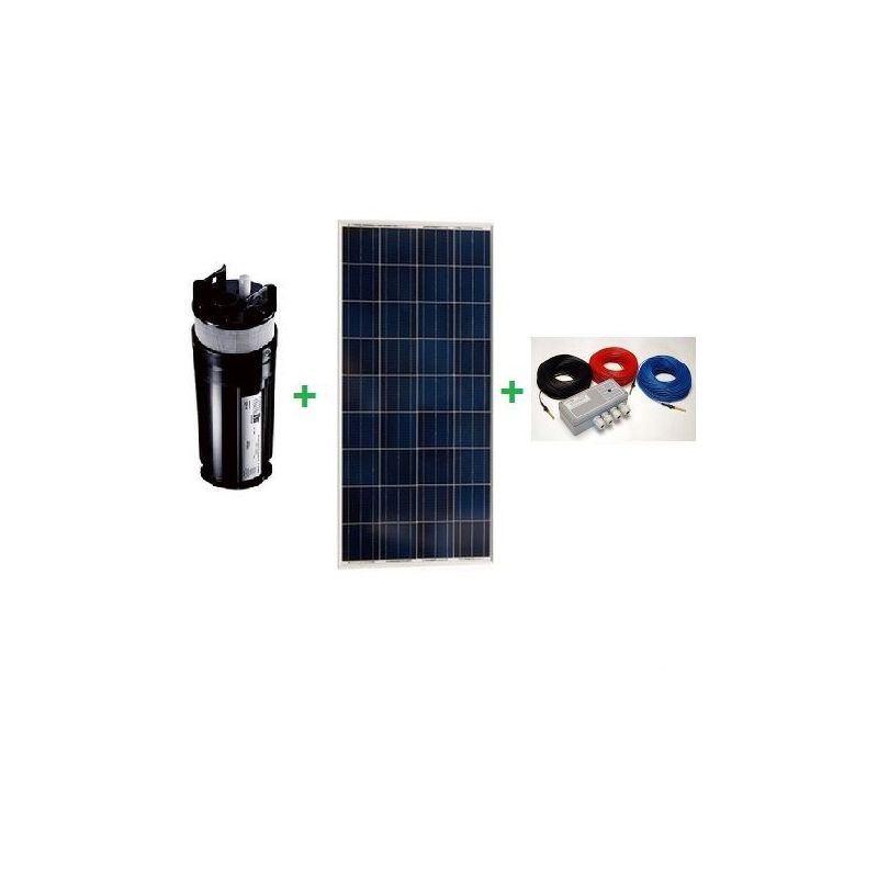 Kit pompage solaire immergé Shurflo 9325 sans batterie - 12V