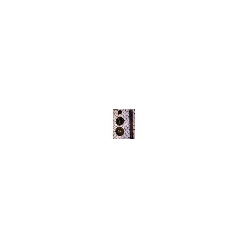 Image of Kit porta scorrevole porte scorrevoli tondo c/ serratura scorri ghidini maniglia