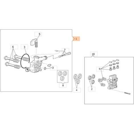KIT PORTE-PISTON COMPLET ORIGINAL EMAK CH50270057
