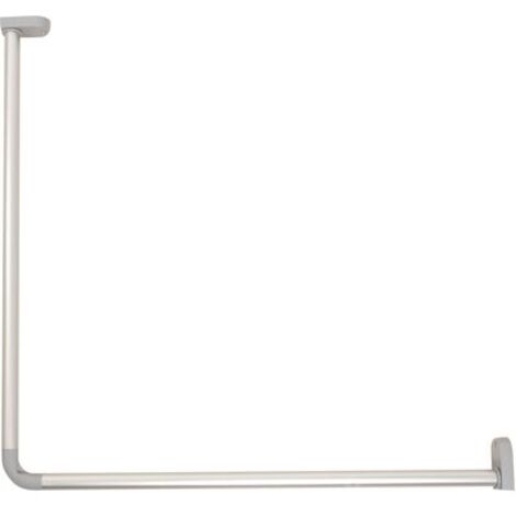KIT PORTE RIDEAU ANGLE ACIER 318101
