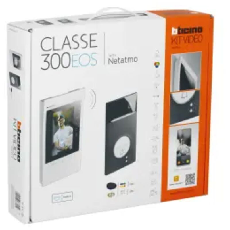 Kit portier connecté Classe 300EOS with Netatmo - Écran 5' - Assistant vocal Alexa - BT363916 - Bticino