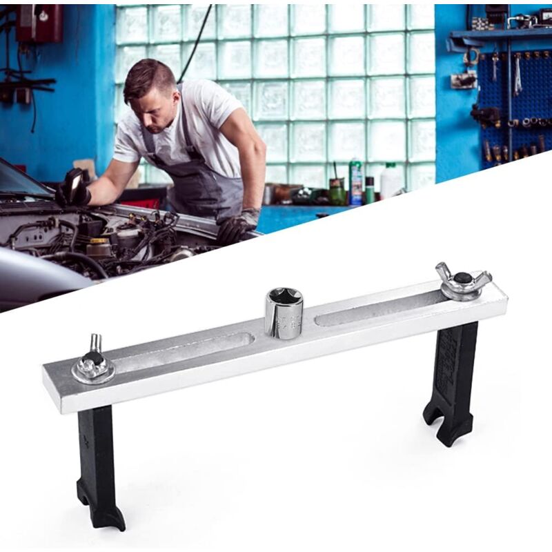 Linghhang - Kit pour enlever le couvercle du réservoir de carburant par - Modèle universel avec pompe et clé à molette - Outil de réparation pour