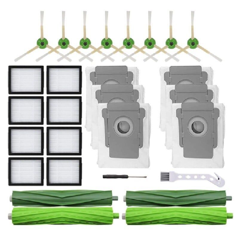 Ikodm - Kit pour Irobot Roomba I7 I7+ I3 I4 I6 I8+ J7+ E5 E6 E7 Robot aspirapolvere