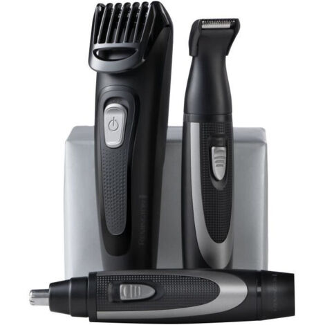 Kit pour la barbe - REMINGTON - The Works - Tondeuse auto-affûtée - Peigne réglable - Autonomie 45 min - USB
