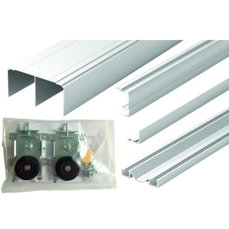 Kit pour porte coulissante 2 vantaux P100 - SEED GAMMISTE