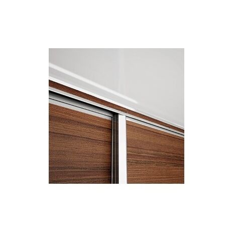 Kit pour porte coulissante 3 vantaux P300 - 2700 mm - argent - SEED GAMMISTE