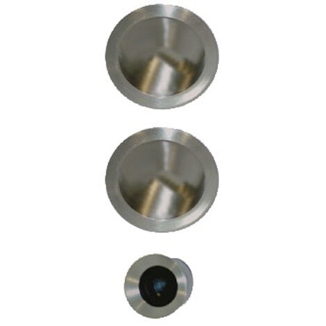 Kit pour porte coulissante inox bec de cane - NI013