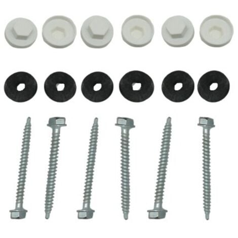 Kit pour profil vissable plaque polycarbonate