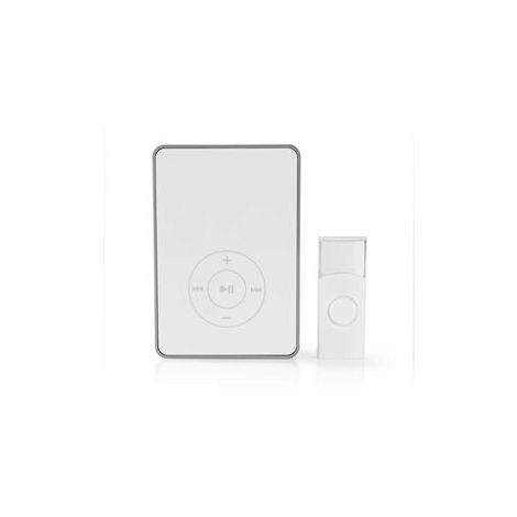M/élodies MP3 Port/ée de 100 m Kit de sonnette sans fil MP3 Byron B002E