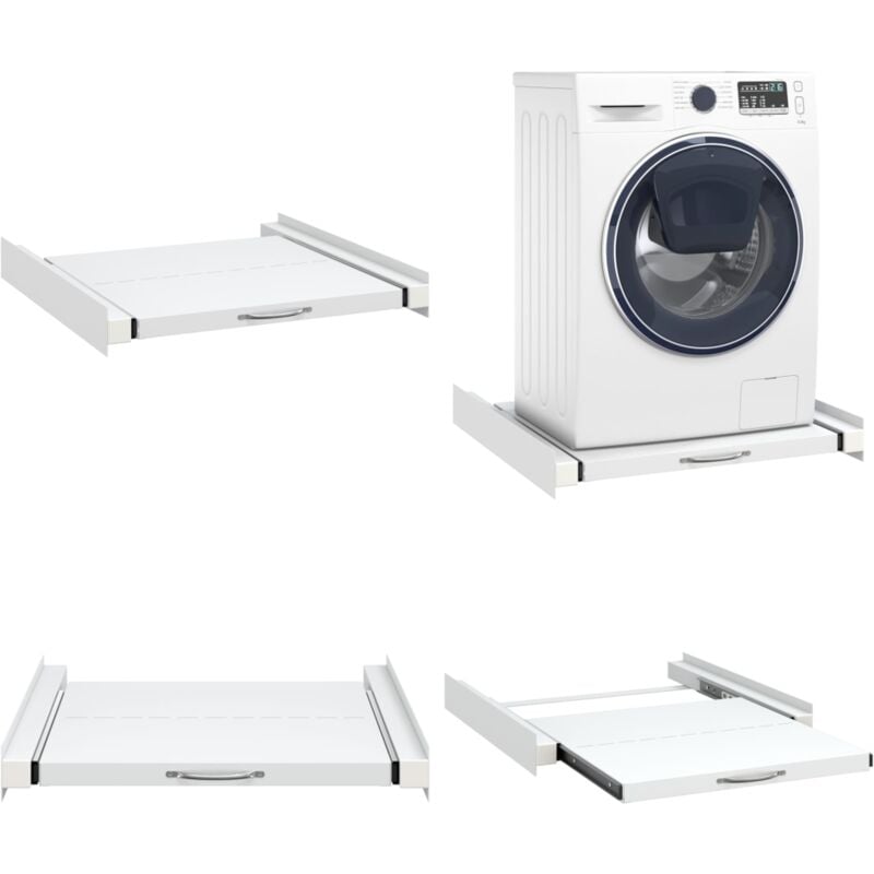 Vidaxl - Kit pour tour de lavage-séchage avec étagère coulissante - kit pour tour de lavage-séchage - kits pour tour de lavage-séchage - Home & Living