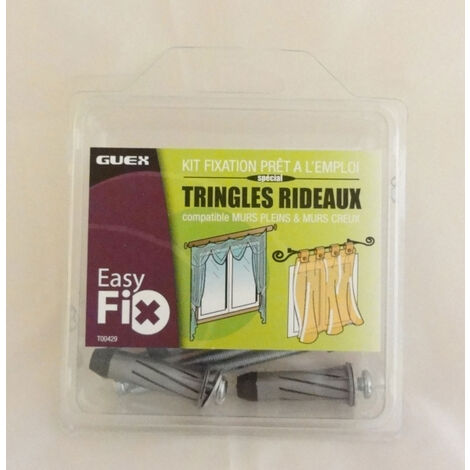 Kit « Prêt à Fixer » tringles à rideaux GUEX DIAGER