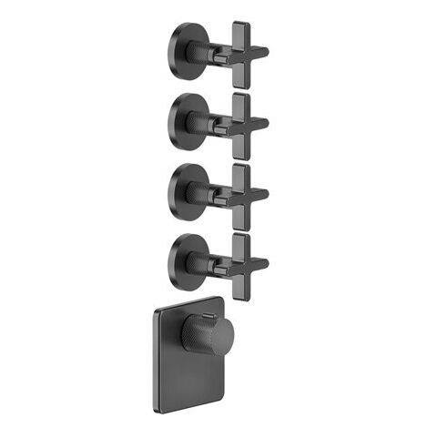 Kit prêt-à-monter Gessi Inciso pour thermostat encastré 3/4 haute