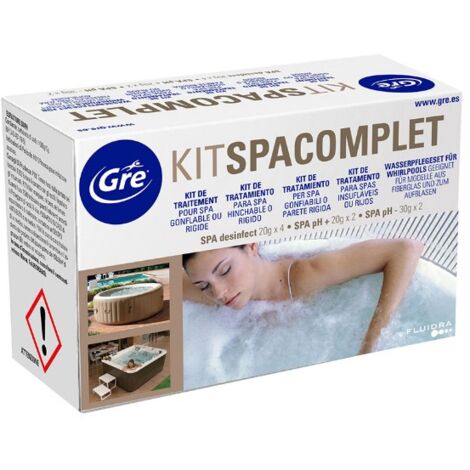 Kit prodotti chimici per piscina Spa Gre