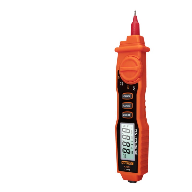 Ayyqh - A3002 Stylo Multimètre 4000 Compteurs Multimètre Numérique Stylo Testeur Portable Sans Contact Tension AC/DC/Diode/Continuité Outil de Test