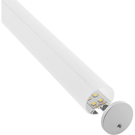 KIT - Profilé aluminium BAROUND Ø30 pour bandes LED, 1 mètre
