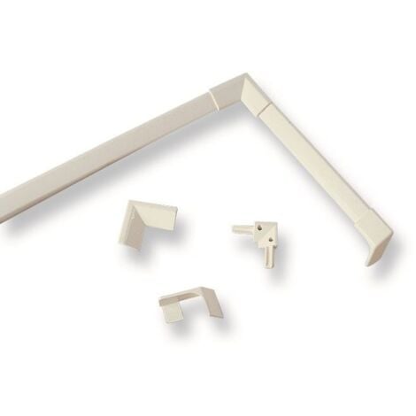 Kit profilo bordo rigido per vasca da bagno, colore bianco 777000PB