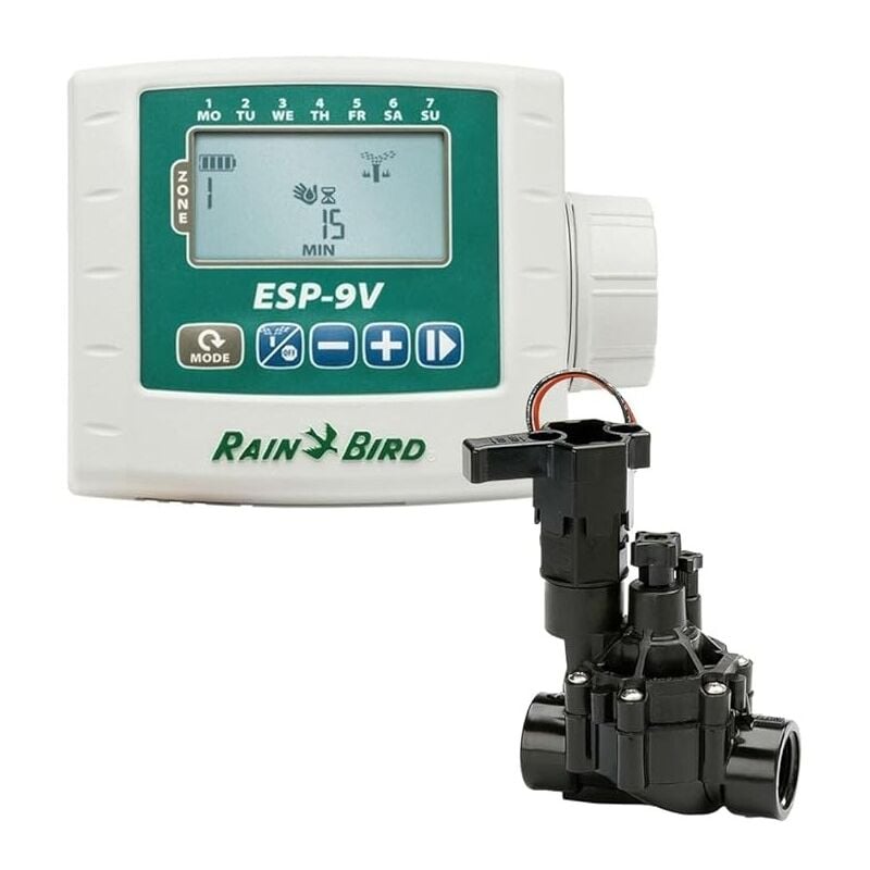 

Kit Programador WPX1 + Electroválvula 100DVF 9V 1' Rain Bird