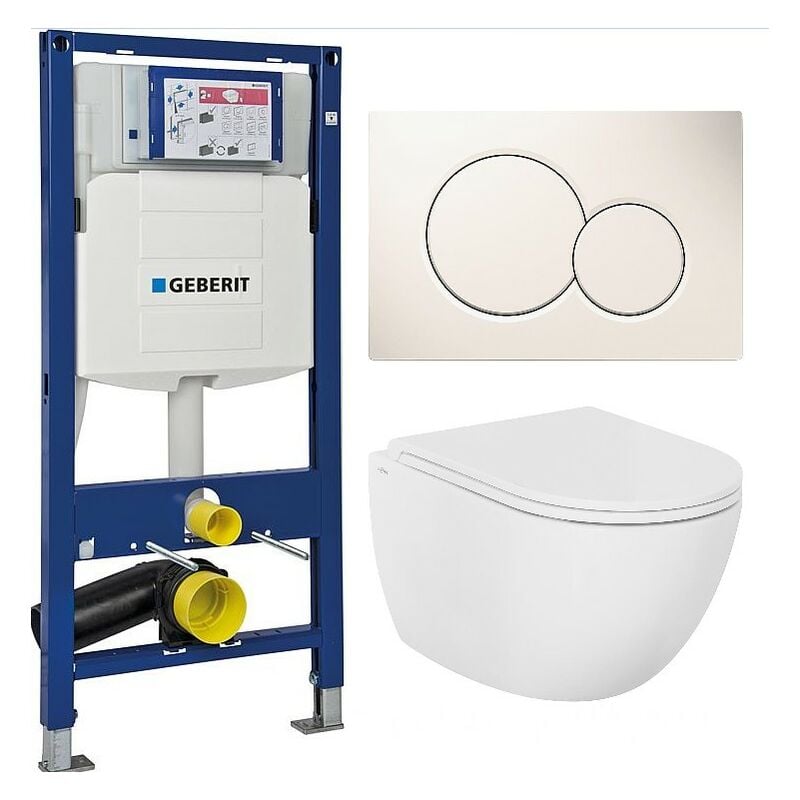 Geberit - Kit promotionnel réservoir Duofix wc suspendu Elanda