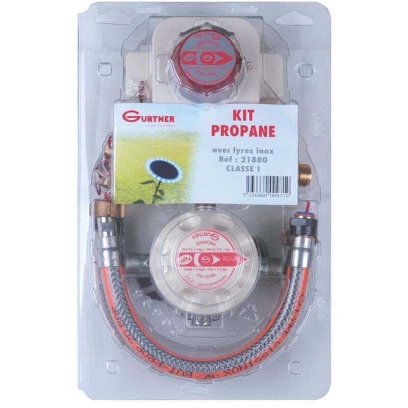 Gurtner - kit propane classe 1 lyre inox (6kg/h - 37mn)