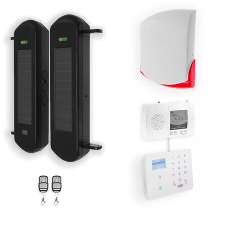 Kit "protection agricole" - 1 jeu de barrières 1B portée 900m + alerte GSM appel/SMS + sirène 120 dB (gamme DA600+/KP)