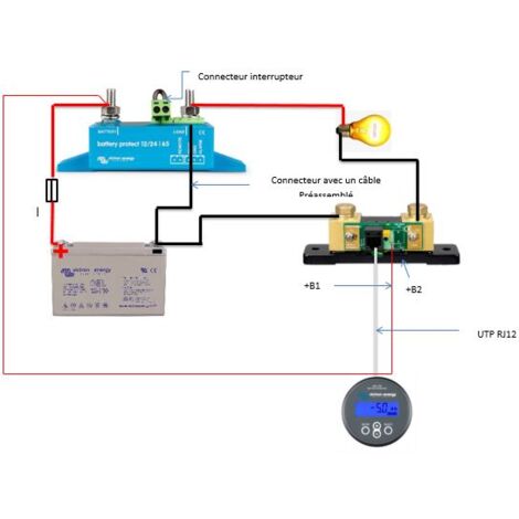 Kit protection batteries solaires en 12V/24V