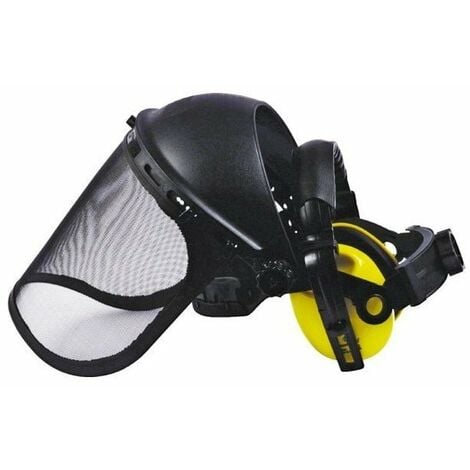 Kit protection du visage forestier casque antibruit + visiere